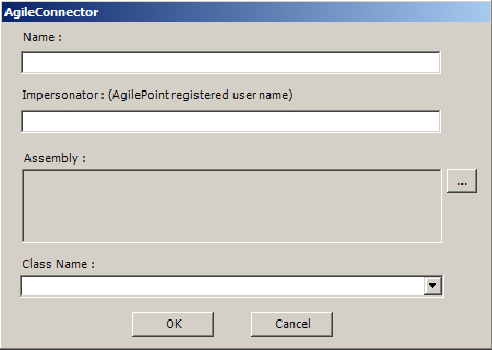 Agile Connector screen