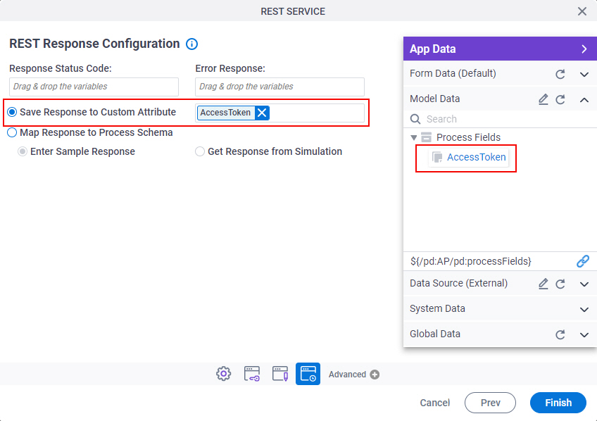 Store OAuth access token