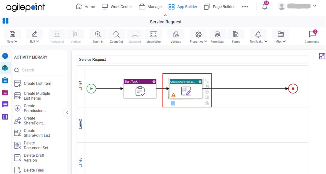 Select System Activity