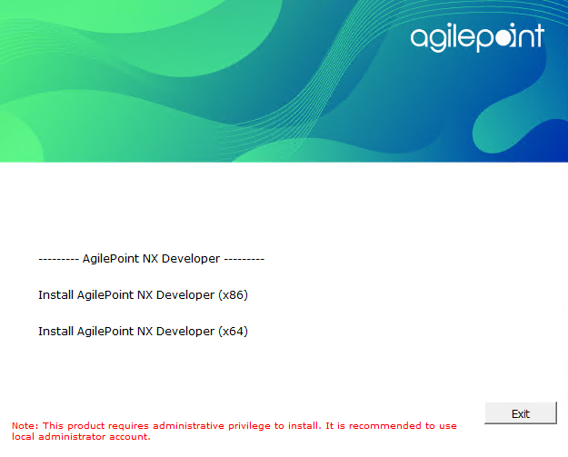 AgilePoint NX Developer screen