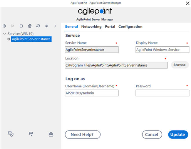 AgilePoint Server Manager